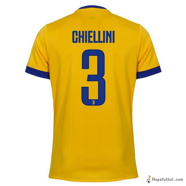 Camiseta Juventus Replica Segunda Ropa Chiellini 2017/18